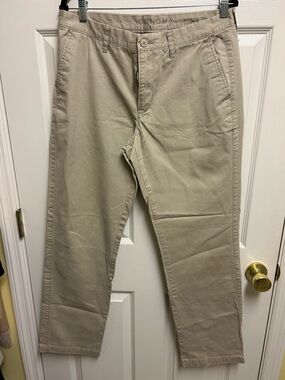 Sonoma Men's Straight Chinos in Light Khaki